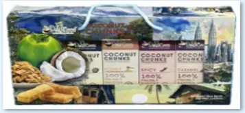 Delicoco Coconut Chunks 5 In 1 (gift set) (12 x 300g)